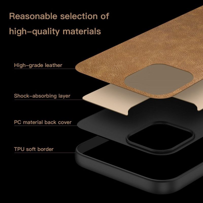 Hülle Xiaomi Redmi Note 14 Pro Plus 5g Strukturierte Lederoptik