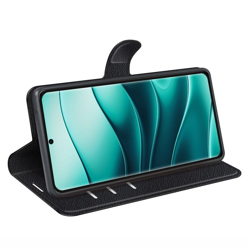 Lederhüllen Für Xiaomi Redmi Note 14 Pro Plus 5g Klassisches Litschi-kunstleder