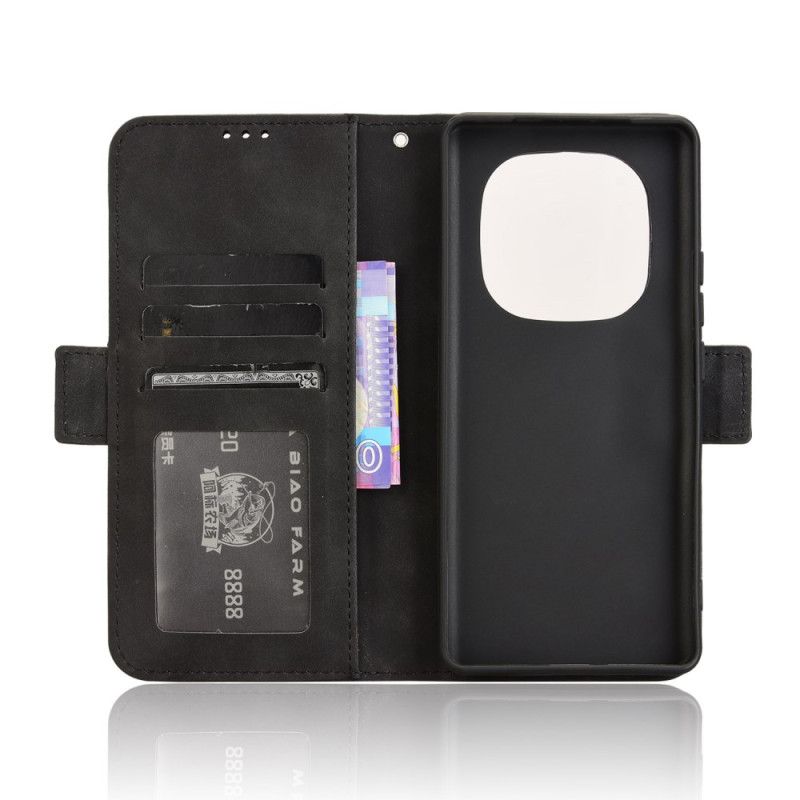 Lederhüllen Xiaomi Redmi Note 14 Pro Plus 5g Handyhülle Mehrkartenmuster