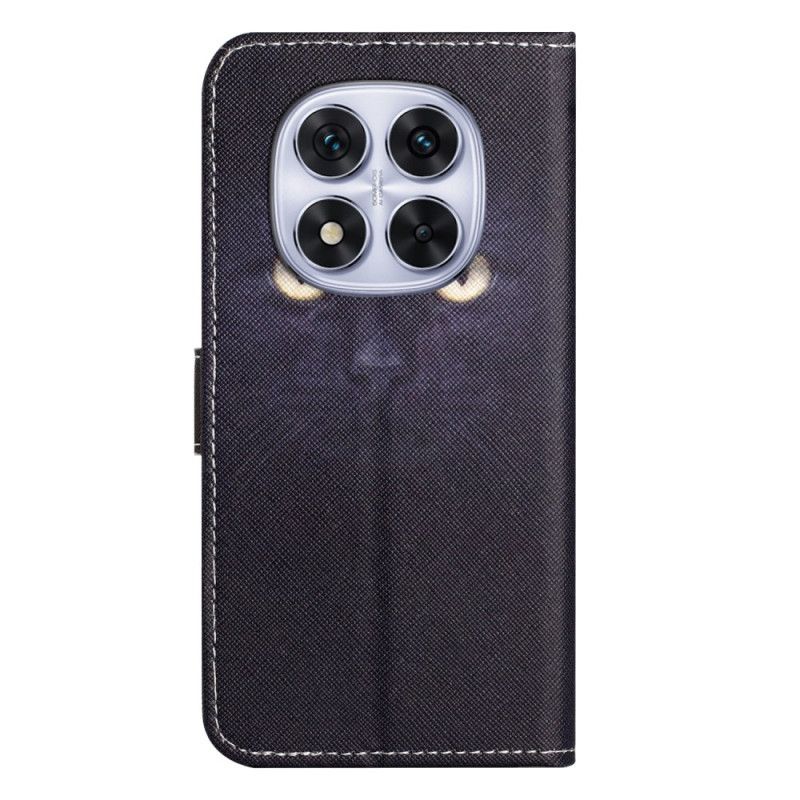 Lederhüllen Xiaomi Redmi Note 14 Pro Plus 5g Handyhülle Schwarze Katze