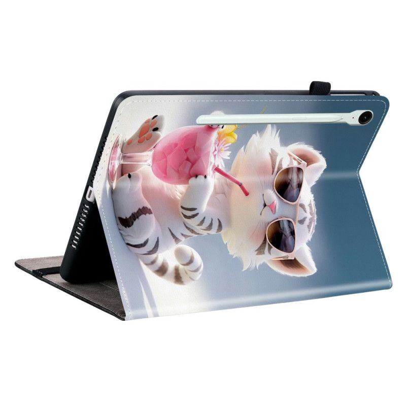 Case Für Samsung Galaxy Tab S10 Fe Plus Cartoon-tiger