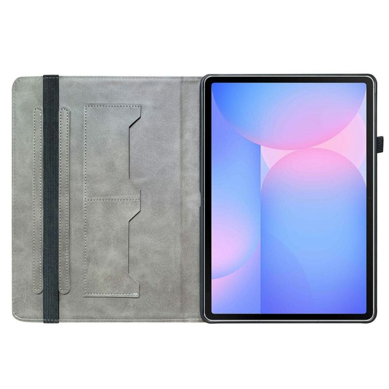 Case Für Samsung Galaxy Tab S10 Fe Plus Elegante Schwarze Rose Mit Schutz
