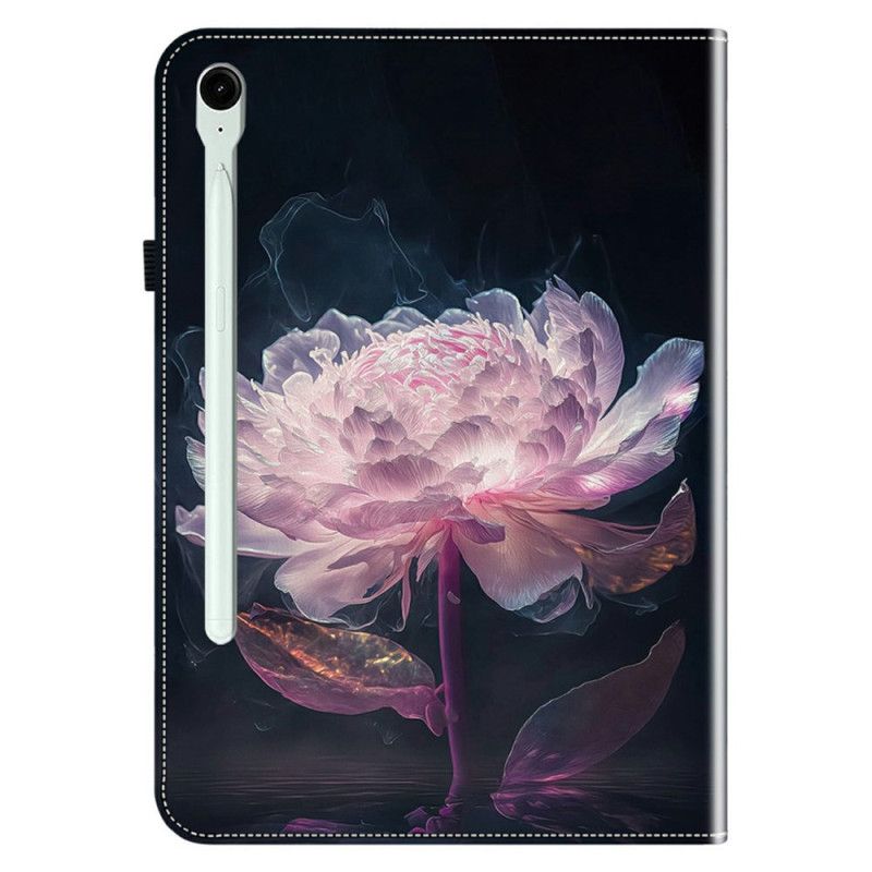 Case Samsung Galaxy Tab S10 Fe Plus Handyhülle Rosa Pfingstrose