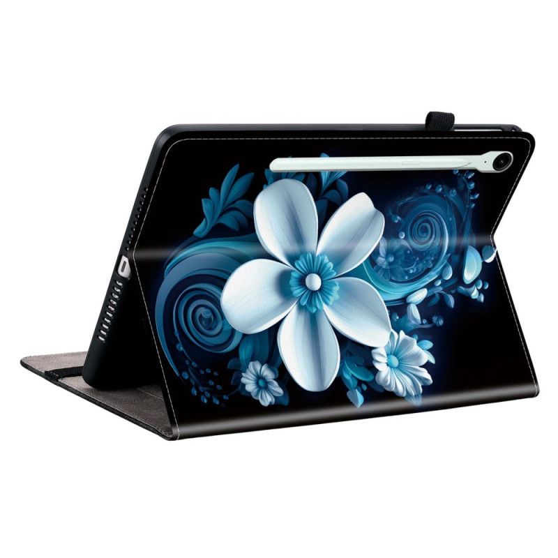 Case Samsung Galaxy Tab S10 Fe Plus Handyhülle Schwarze Orchidee