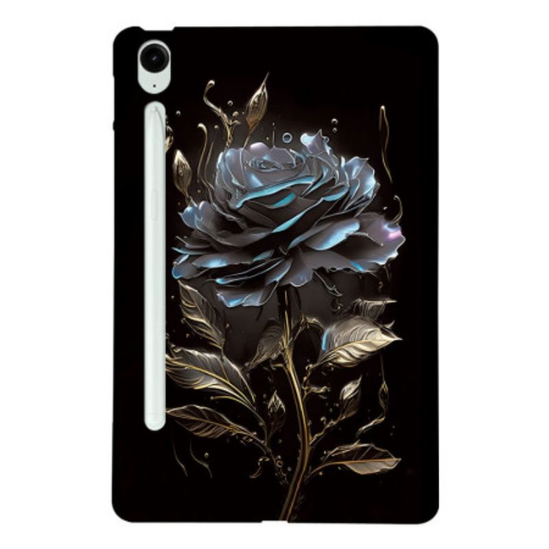 Hülle Für Samsung Galaxy Tab S10 Fe Plus Schwarze Rose