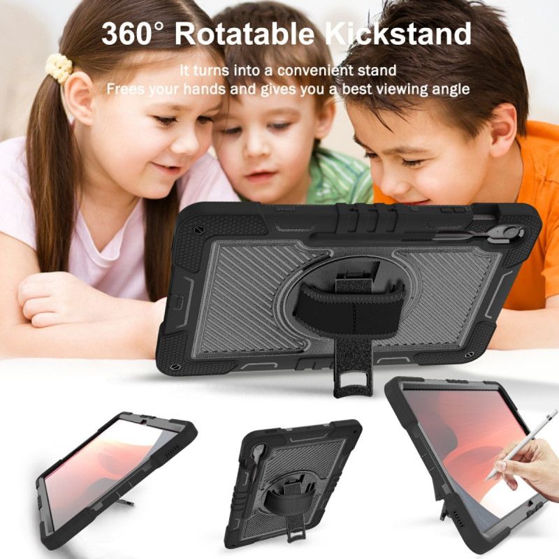 Hülle Samsung Galaxy Tab S10 Fe Plus Ständer Und Schultergurt