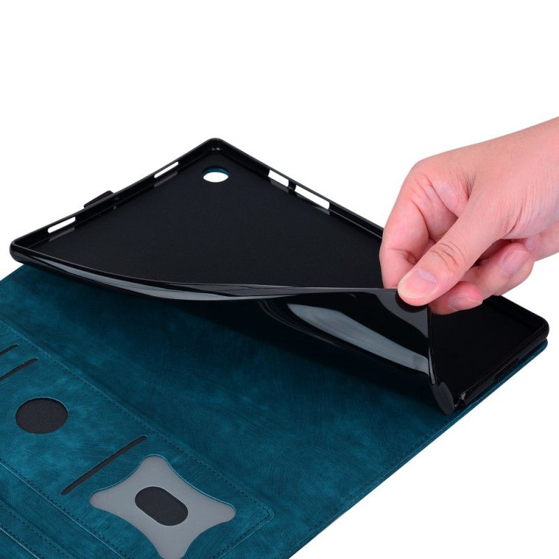 Lederhüllen Samsung Galaxy Tab S10 Fe Plus Katzenmotiv