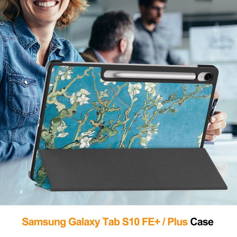 Samsung Galaxy Tab S10 Fe Plus Blumenmuster