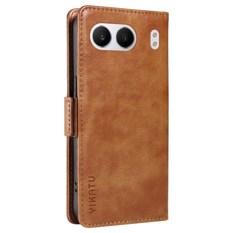 Flip Case Oneplus Nord 4 Handyhülle Yikatu Litschi-kunstleder