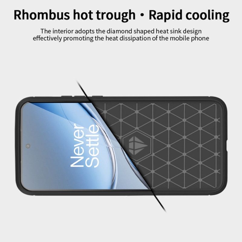 Hülle Für Oneplus Nord 4 Gebürstete Kohlefaser