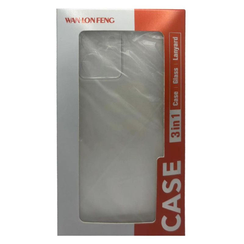 Hülle Oneplus Nord 4 Handyhülle Verstärkte Transparente Hülle Mit Displayschutzfolie Aus Gehärtetem Glas