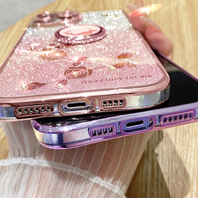 Hülle Oneplus Nord 4 Kadem Pailletten- Und Strassringhalter