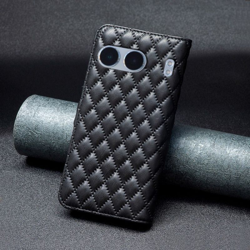 Lederhüllen Für Oneplus Nord 4 Gesteppt Binfen Color