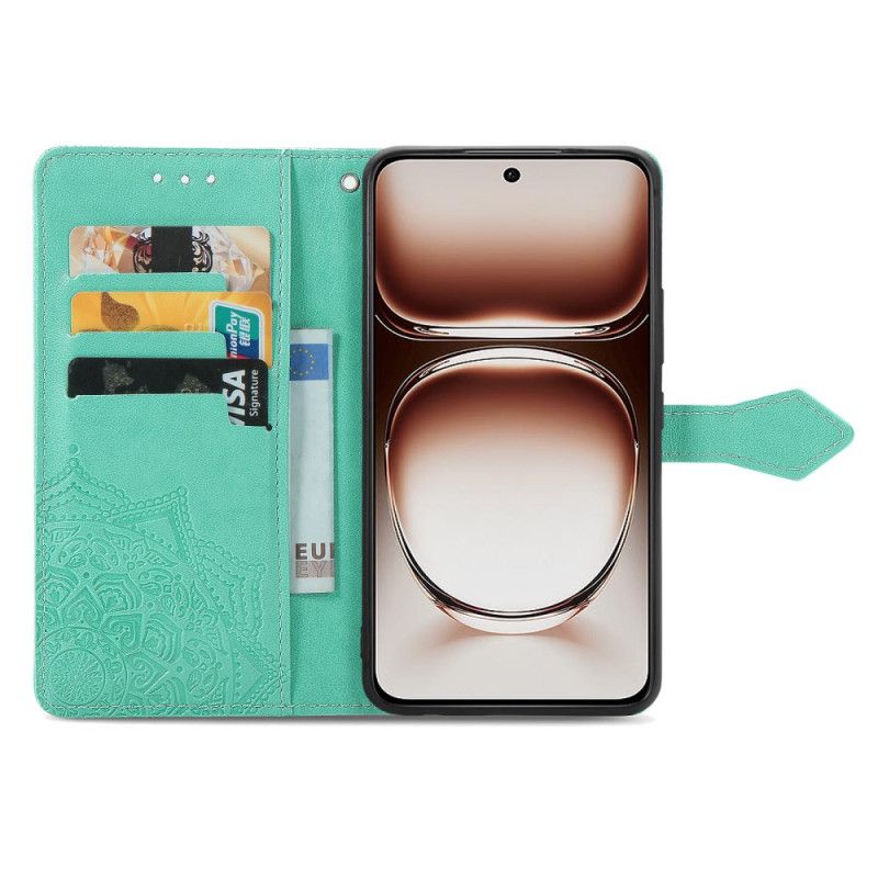 Lederhüllen Oneplus Nord 4 Barockes Mandala