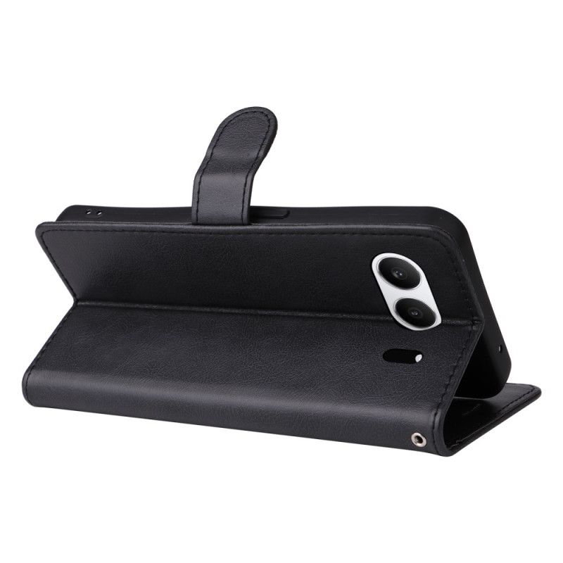 Lederhüllen Oneplus Nord 4 Handyhülle Glattlederoptik