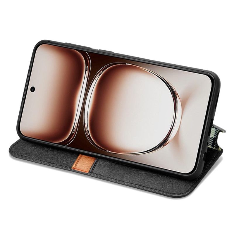 Lederhüllen Oneplus Nord 4 Handyhülle Wildlederoptik-bordüre