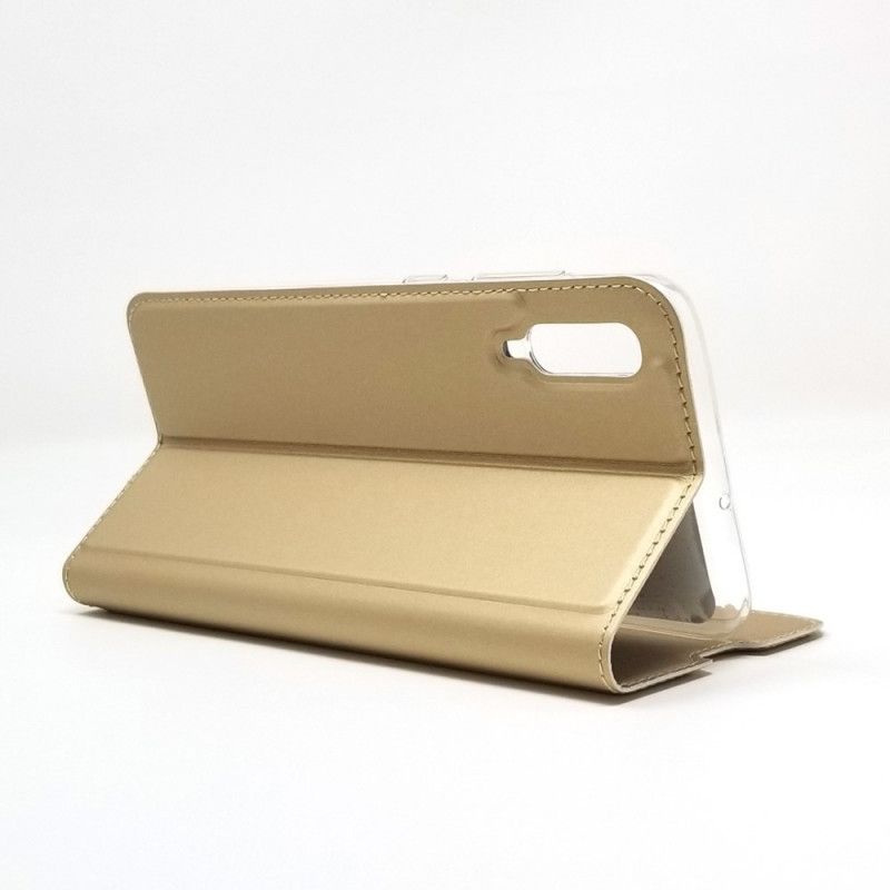 Flip Case Samsung Galaxy A70 Schwarz Magnetverschluss
