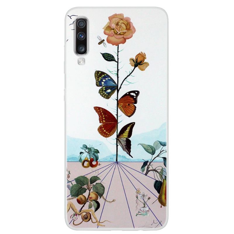 Hülle Für Samsung Galaxy A70 Schmetterlinge Der Natur