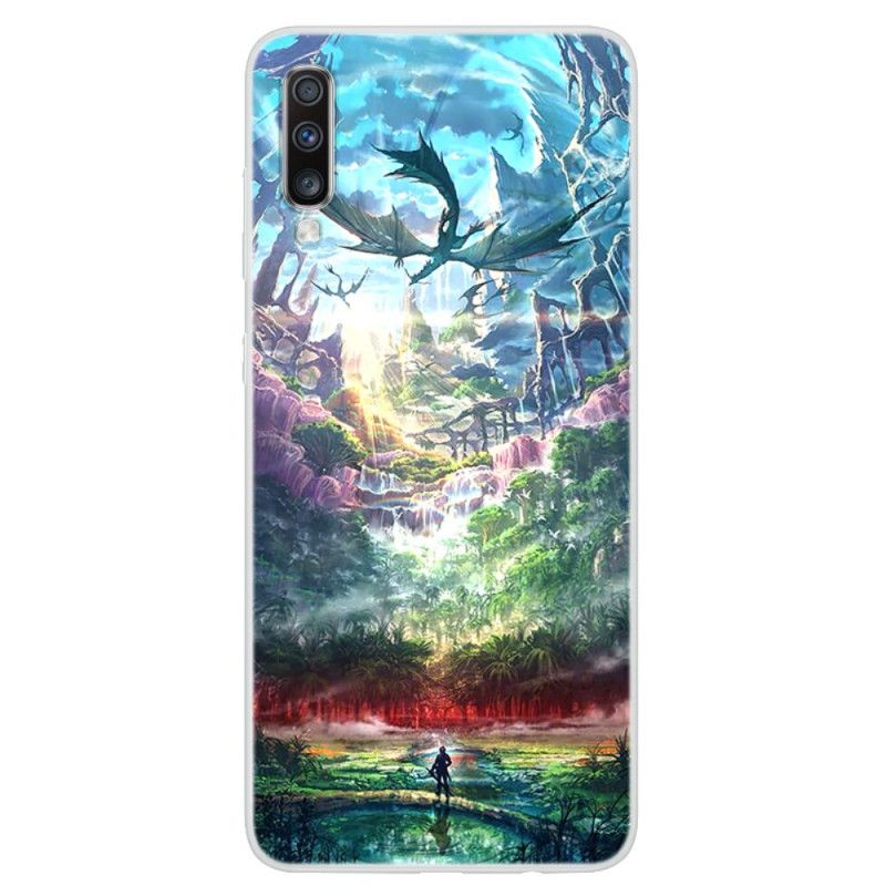 Hülle Samsung Galaxy A70 Handyhülle Himmlische Natur