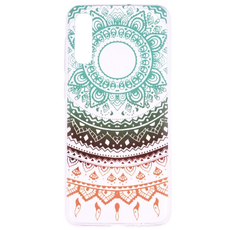 Hülle Samsung Galaxy A70 Nahtloses Vintage Buntes Mandala