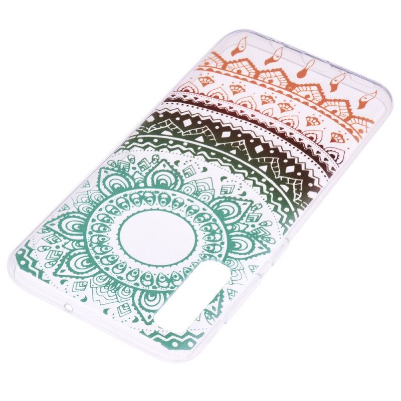 Hülle Samsung Galaxy A70 Nahtloses Vintage Buntes Mandala