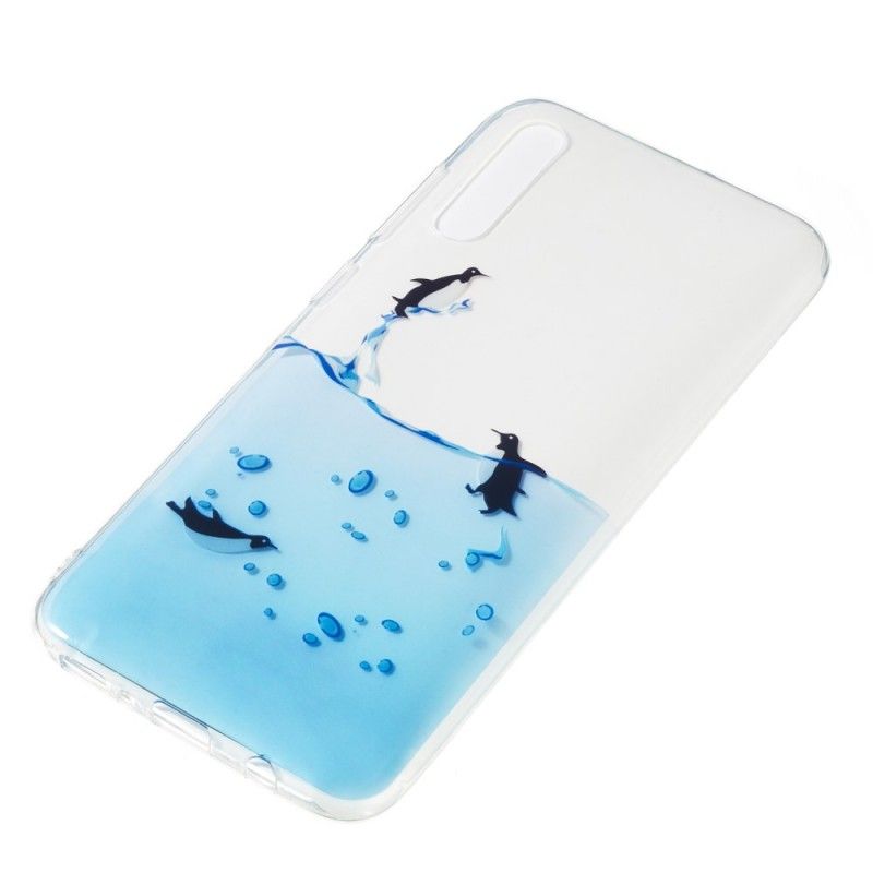 Hülle Samsung Galaxy A70 Satz Pinguine