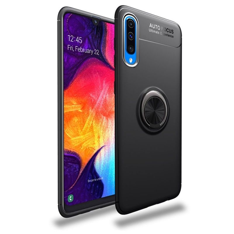 Hülle Samsung Galaxy A70 Schwarz Drehring