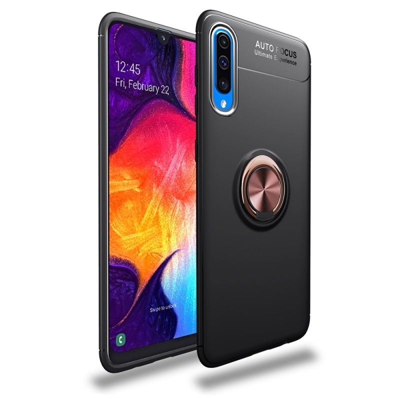 Hülle Samsung Galaxy A70 Schwarz Drehring