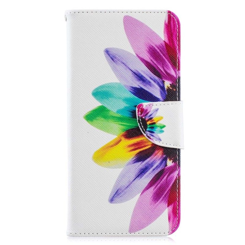 Lederhüllen Für Samsung Galaxy A70 Aquarellblume