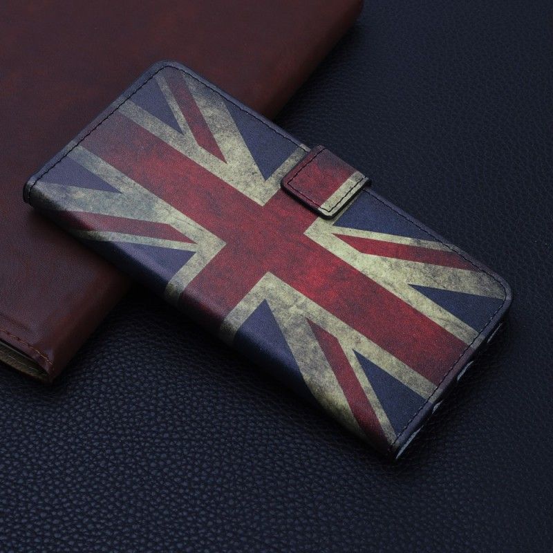 Lederhüllen Für Samsung Galaxy A70 Englische Flagge
