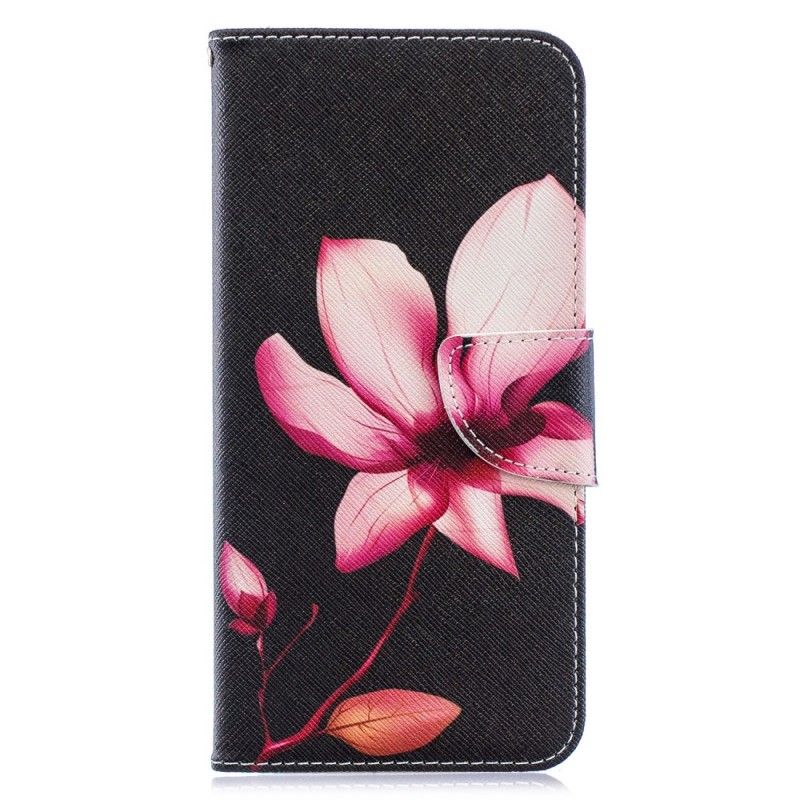 Lederhüllen Für Samsung Galaxy A70 Rosa Blume