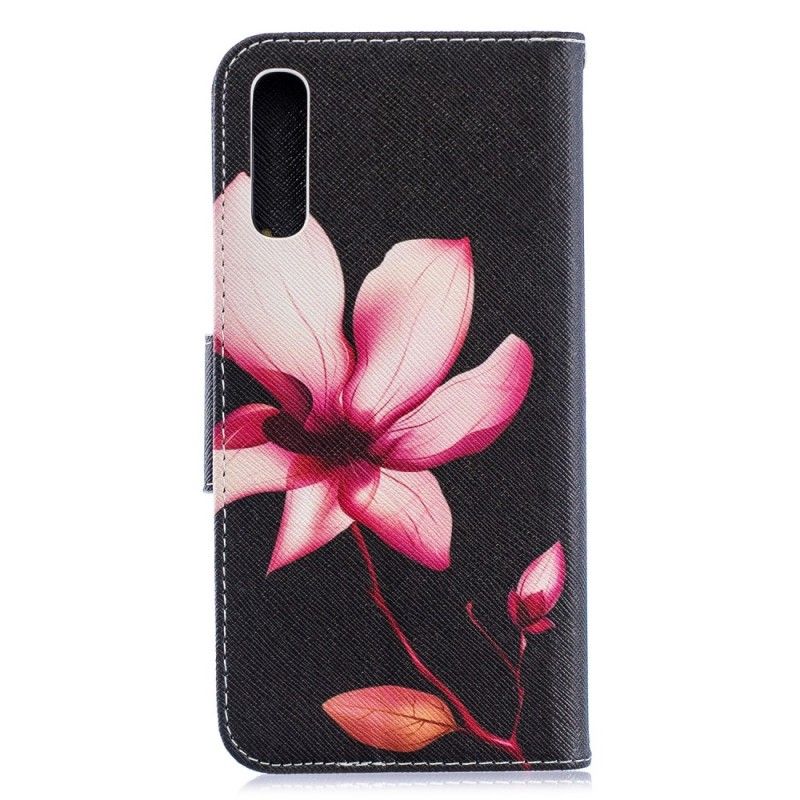 Lederhüllen Für Samsung Galaxy A70 Rosa Blume