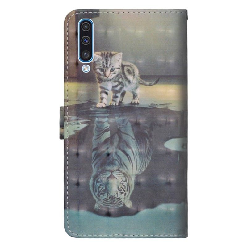 Lederhüllen Samsung Galaxy A70 Ernest Den Tiger