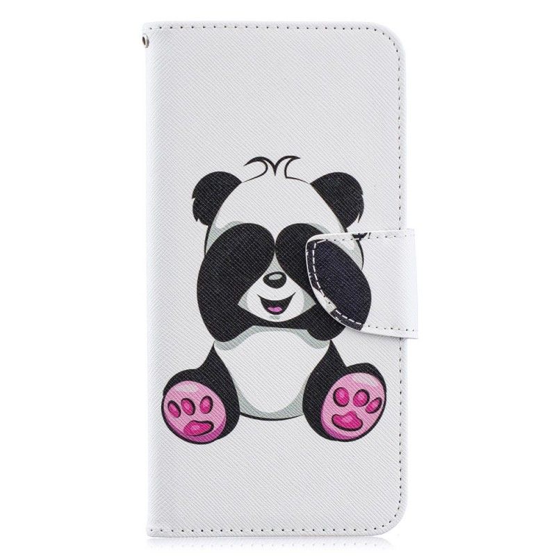 Lederhüllen Samsung Galaxy A70 Lustiger Panda