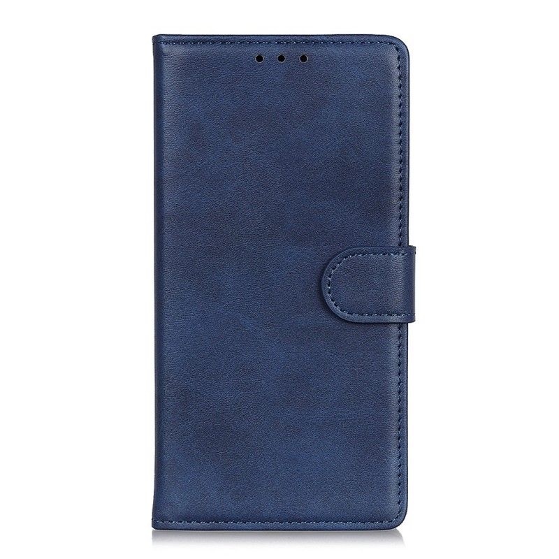 Lederhüllen Samsung Galaxy A70 Schwarz Retro-Mattledereffekt