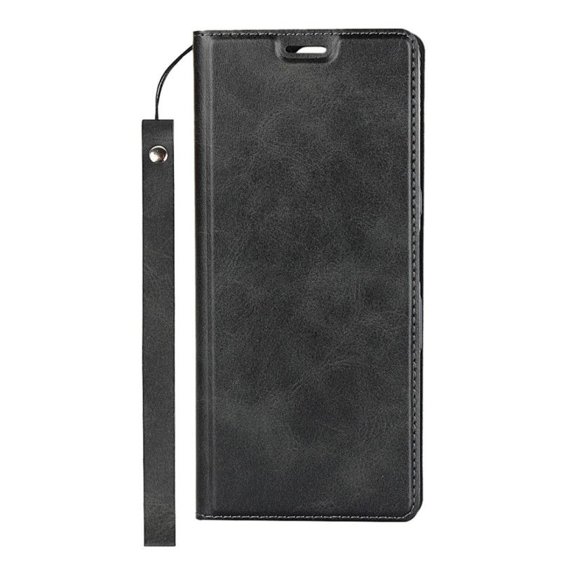 Flip Case Für Sony Xperia 10 Plus Schwarz Dünnheit Im Tanga