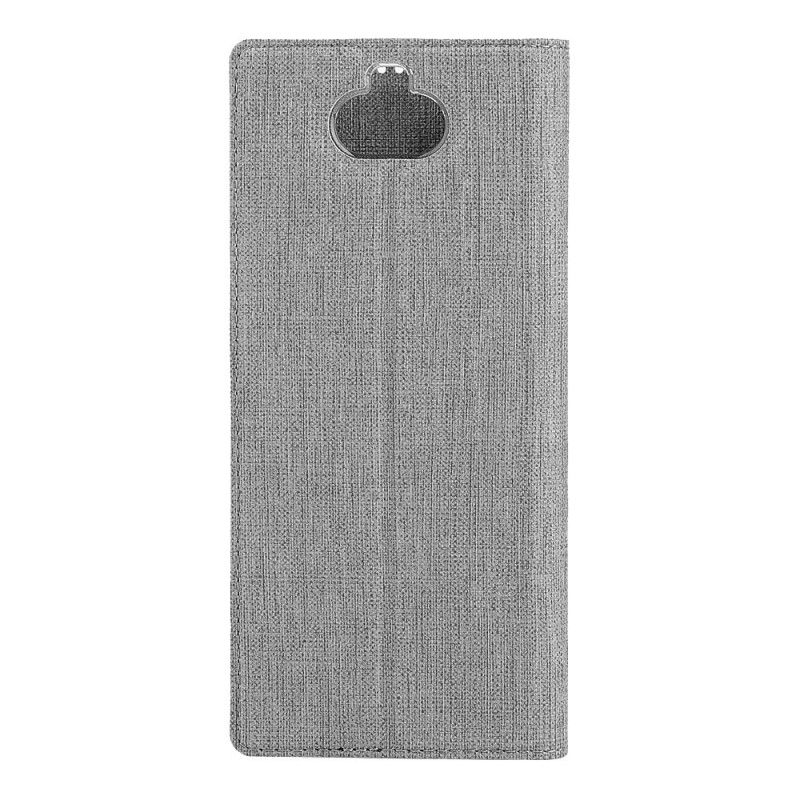 Flip Case Sony Xperia 10 Plus Grau Strukturiert