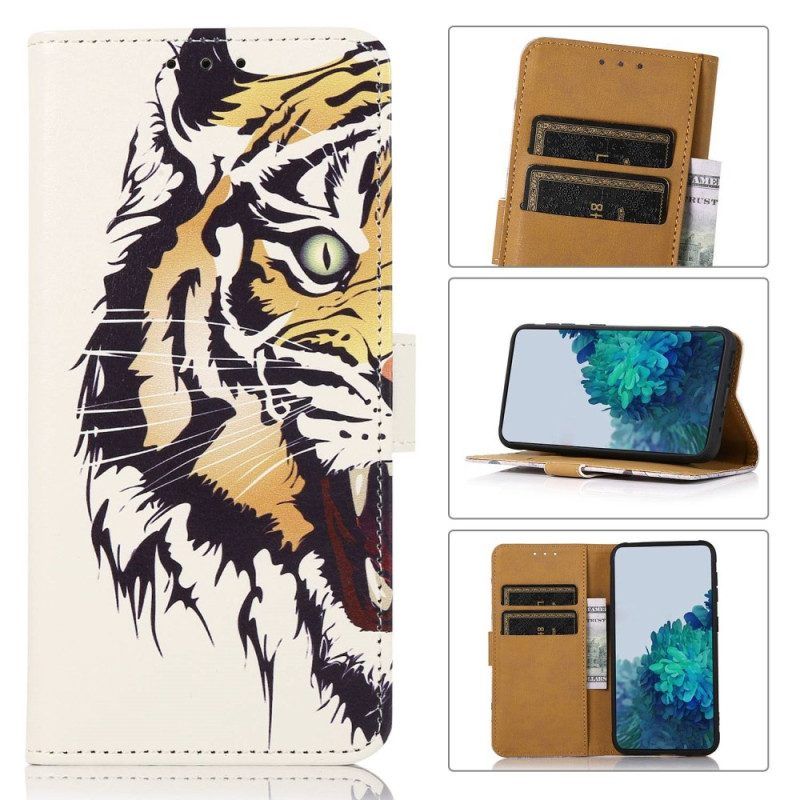 Flip Case Für Xiaomi 12T / 12T Pro Wilder Tiger