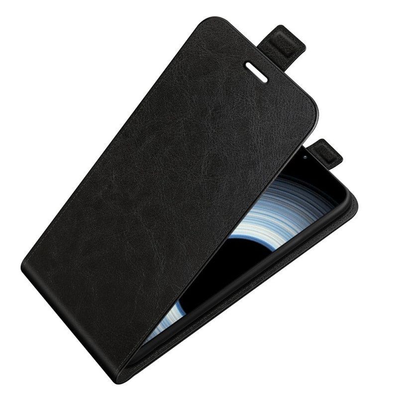 Lederhüllen Für Xiaomi 12T / 12T Pro Flip Case Vertikale Klappe