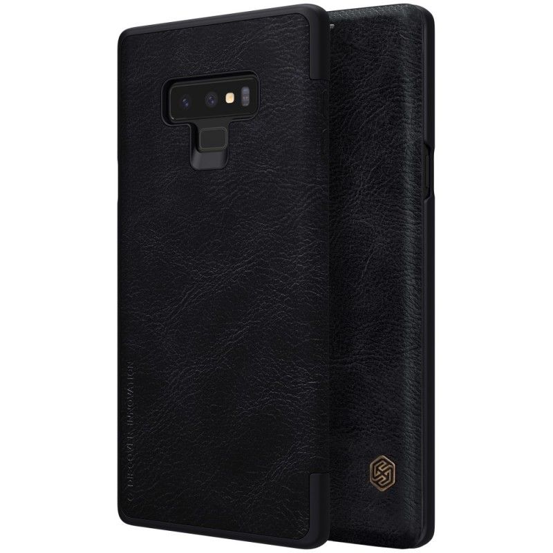 Flip Case Für Samsung Galaxy Note 9 Schwarz Nillkin-Qin-Serie