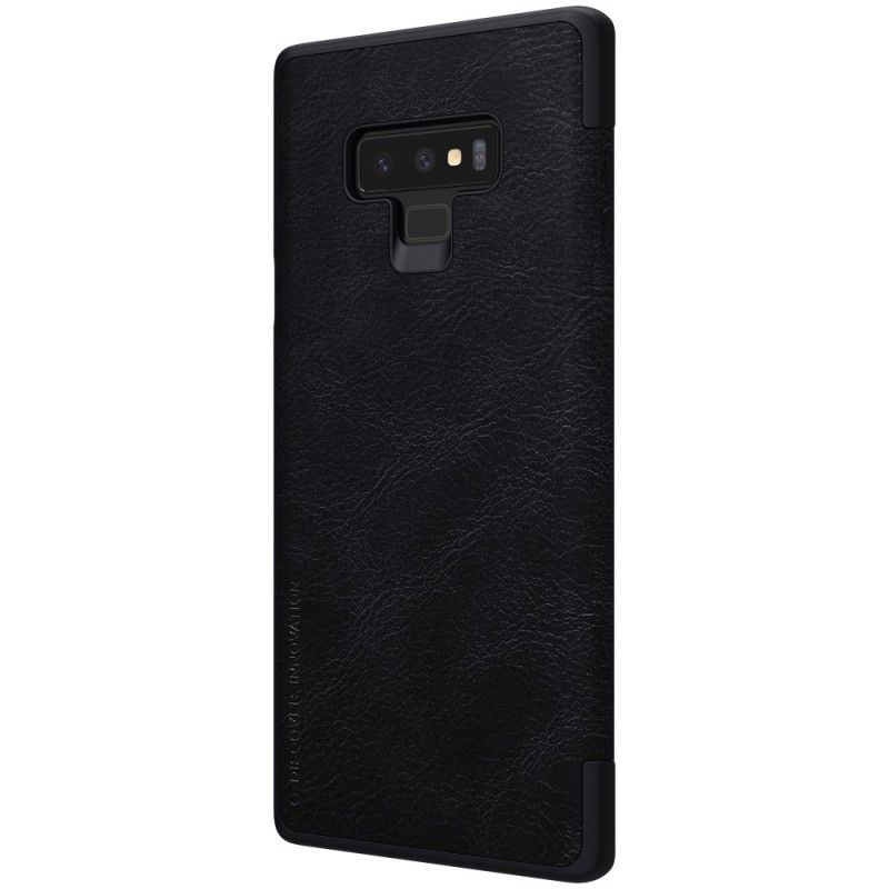 Flip Case Für Samsung Galaxy Note 9 Schwarz Nillkin-Qin-Serie