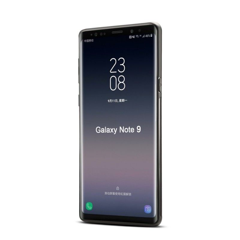 Hülle Samsung Galaxy Note 9 Schwarz Ultra Support Kartenhalter