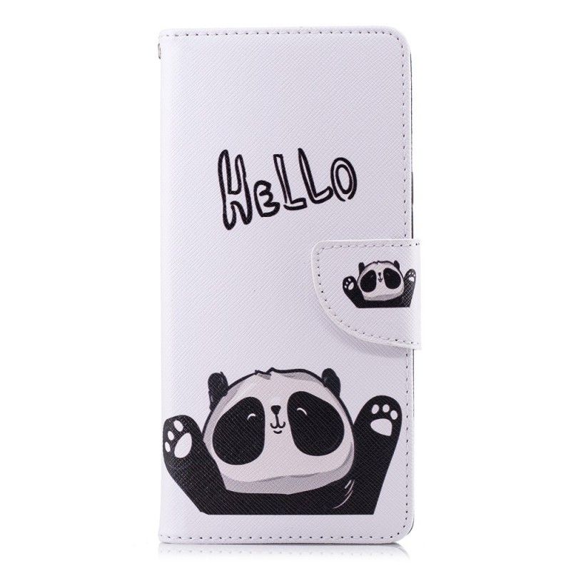 Lederhüllen Samsung Galaxy Note 9 Hallo Panda