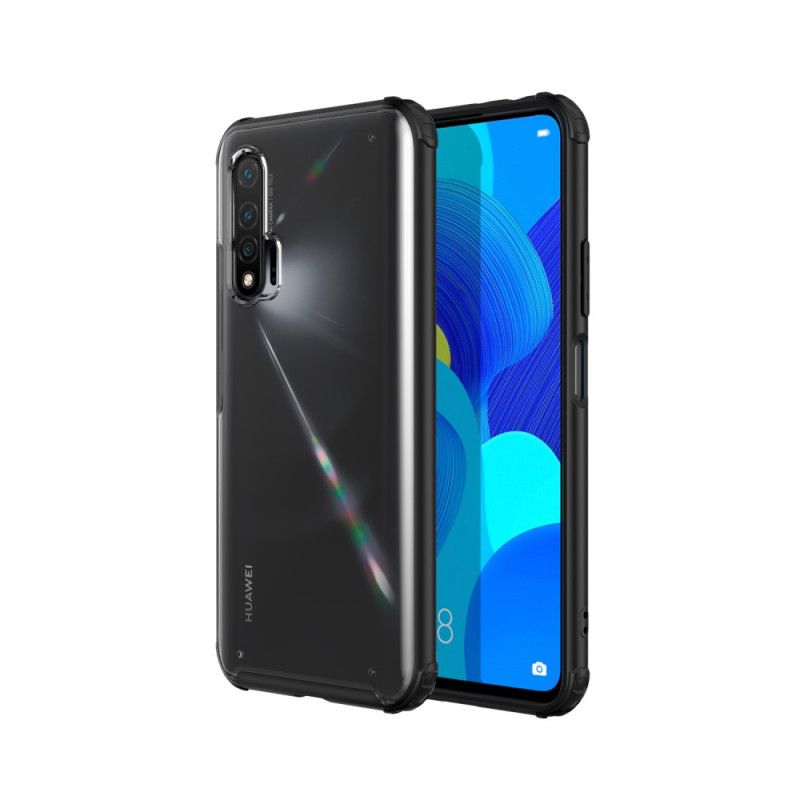 Hülle Huawei Nova 6 Schwarz Handyhülle Anti-Fingerabdruck