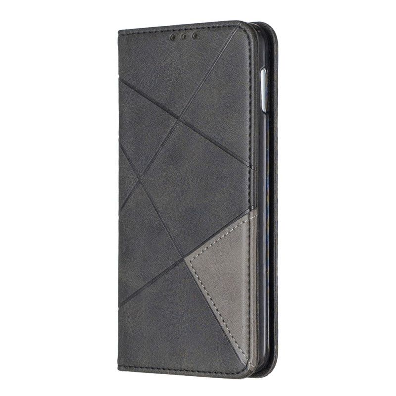 Flip Case Für Samsung Galaxy S10E Schwarz Künstlerstil