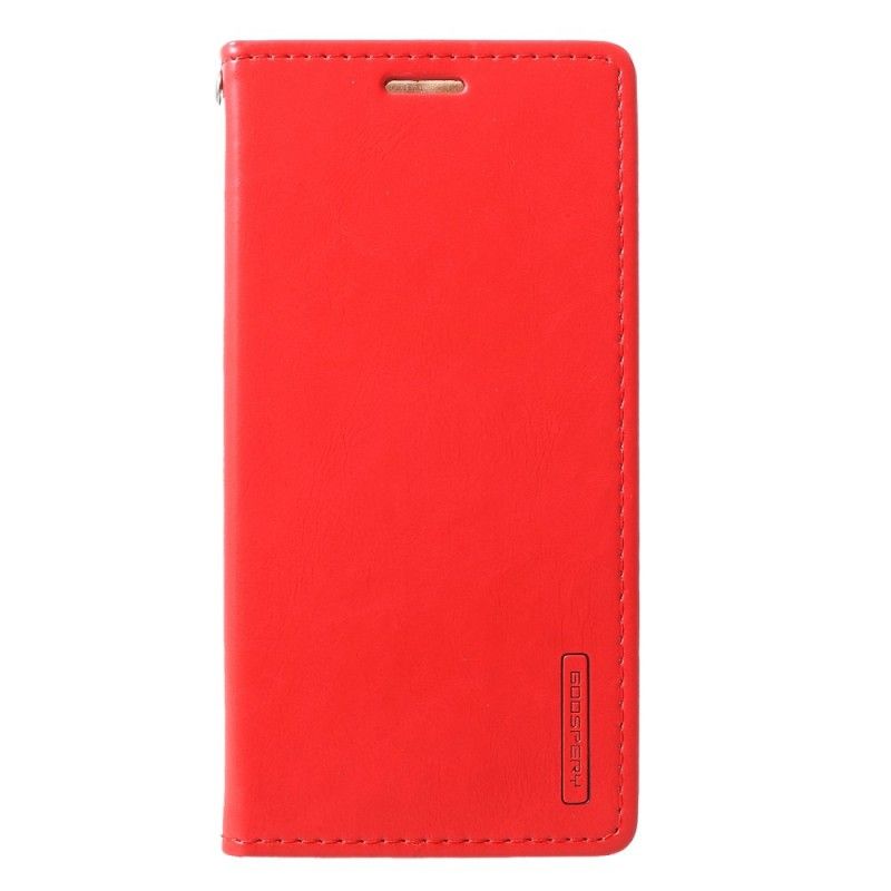 Flip Case Samsung Galaxy S10E Rot Quecksilber Mit Ledereffekt