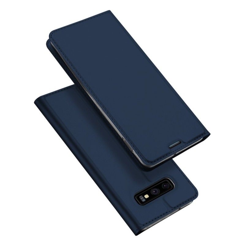 Flip Case Samsung Galaxy S10E Schwarz Erstklassige Serie