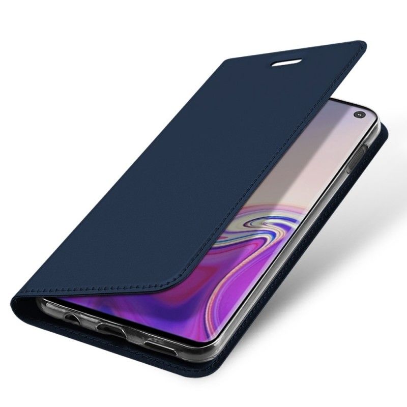 Flip Case Samsung Galaxy S10E Schwarz Erstklassige Serie