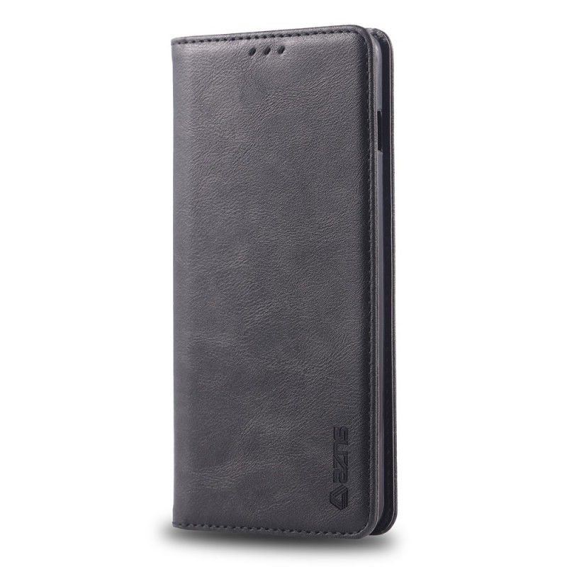 Flip Case Samsung Galaxy S10E Schwarz Retro-Azns