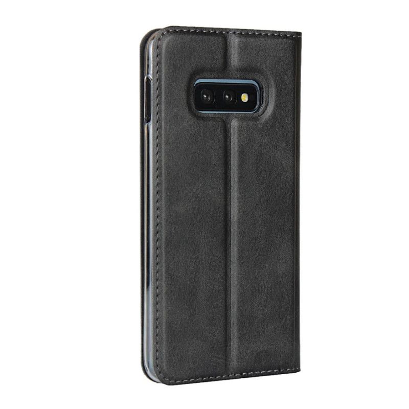 Flip Case Samsung Galaxy S10E Schwarz Ultra-Finesse